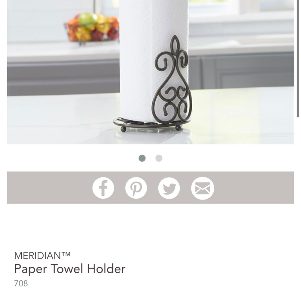 Paper towel holder